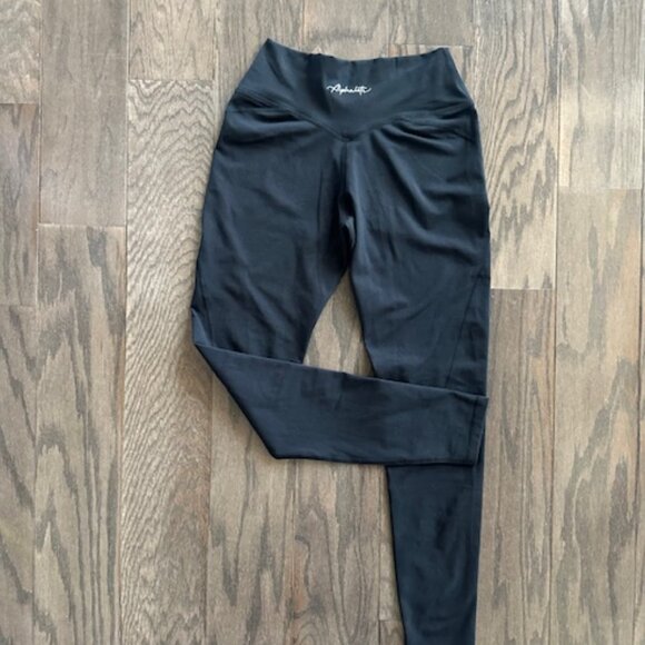 Alphalete Black Leggings. Size M. See pics for measurements. These particular Al - Picture 9 of 14
